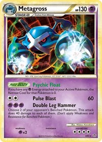 Metagross (4/95) (Cracked Ice Holo) (Theme Deck Exclusive) [HeartGold & SoulSilver: Unleashed] | Silver Goblin