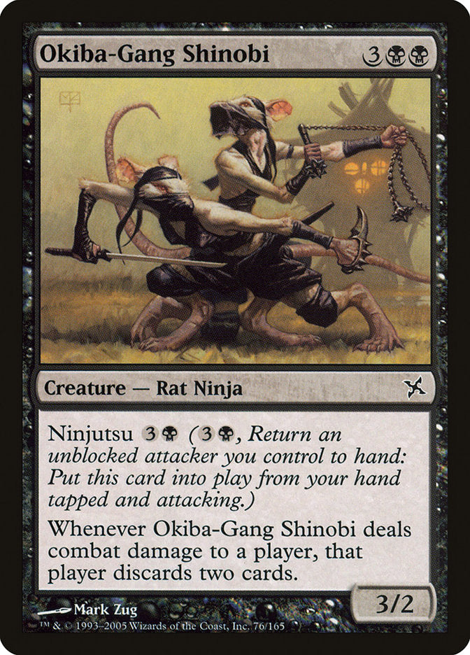 Okiba-Gang Shinobi [Betrayers of Kamigawa] | Silver Goblin