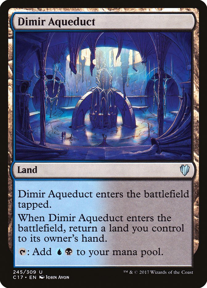 Dimir Aqueduct [Commander 2017] | Silver Goblin