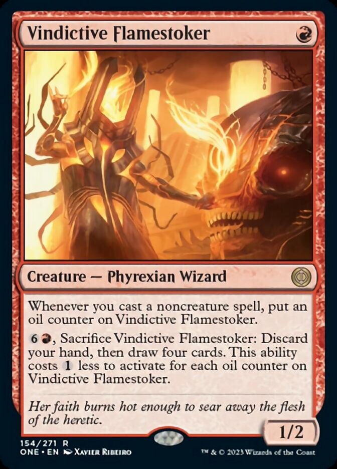 Vindictive Flamestoker [Phyrexia: All Will Be One] | Silver Goblin