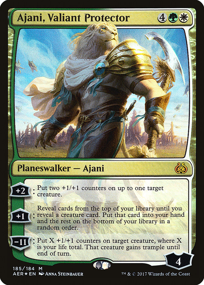 Ajani, Valiant Protector [Aether Revolt] | Silver Goblin