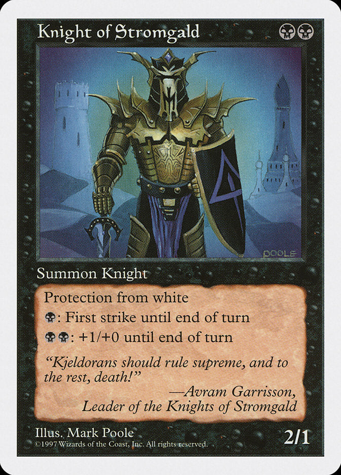 Knight of Stromgald [Fifth Edition] | Silver Goblin