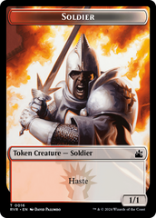 Goblin (0008) // Soldier Double-Sided Token [Ravnica Remastered Tokens] | Silver Goblin
