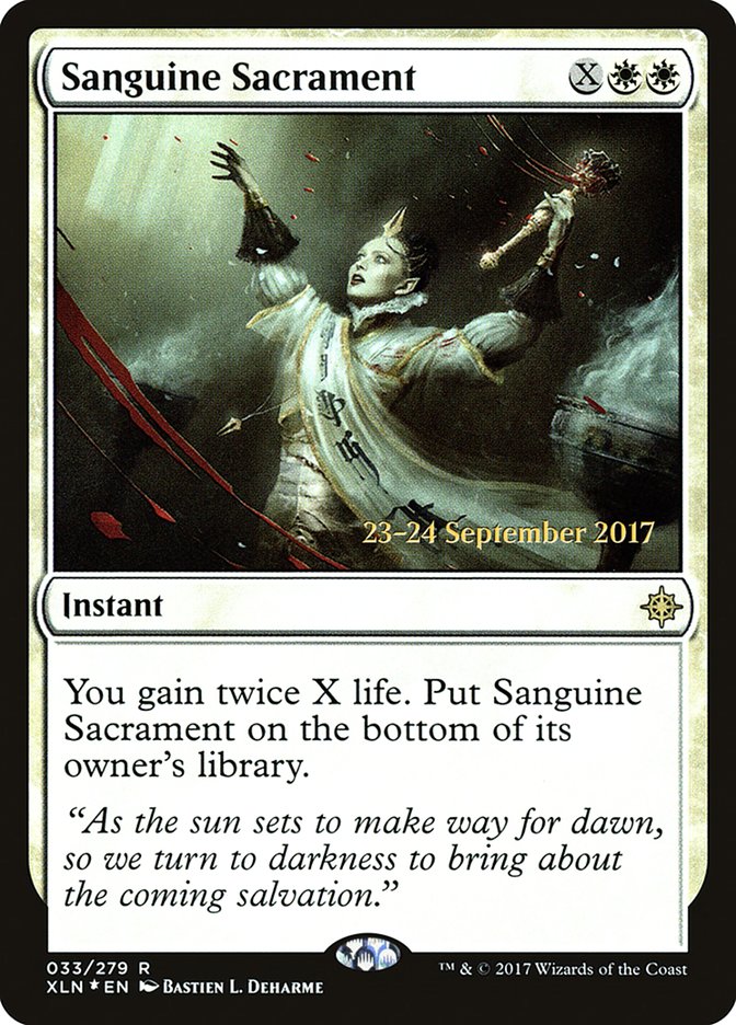 Sanguine Sacrament [Ixalan Prerelease Promos] | Silver Goblin