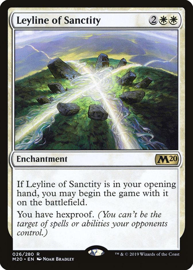 Leyline of Sanctity [Core Set 2020] | Silver Goblin