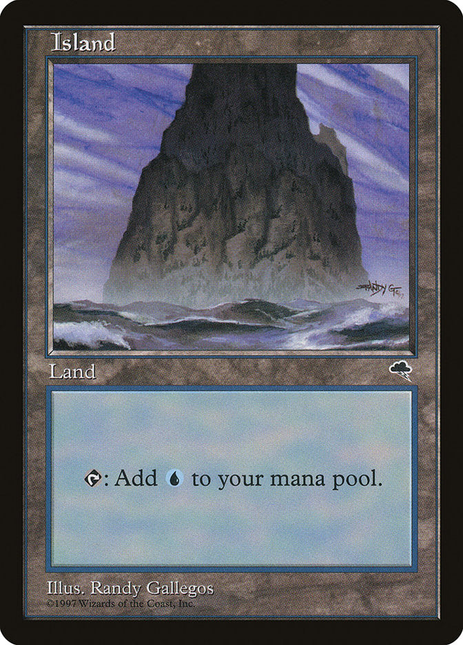 Island (Purple Sky and Water) [Tempest] | Silver Goblin