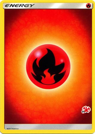 Fire Energy (Charizard Stamp #24) [Battle Academy 2020] | Silver Goblin
