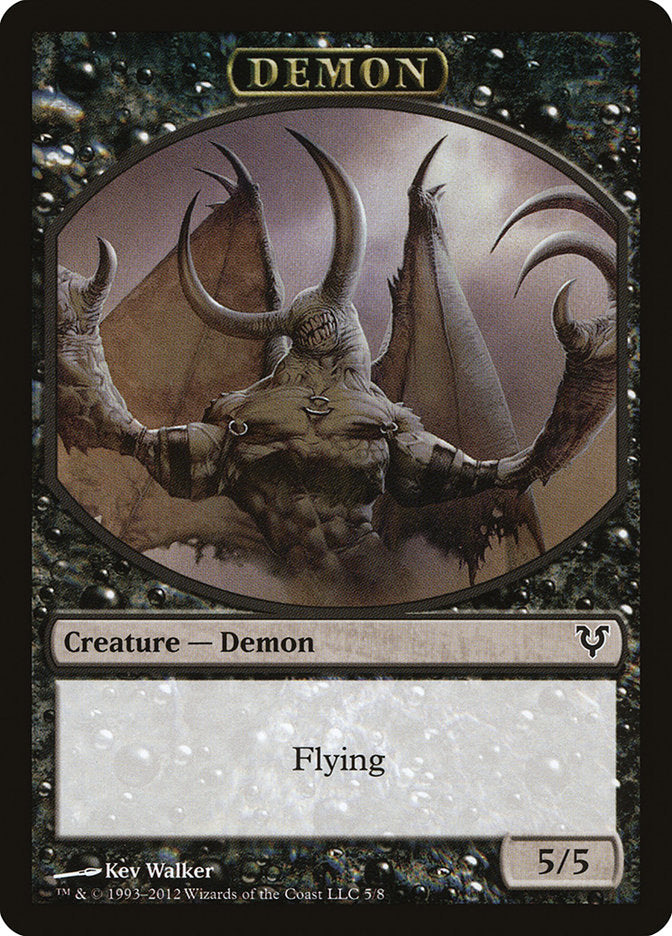 Demon Token [Avacyn Restored Tokens] | Silver Goblin