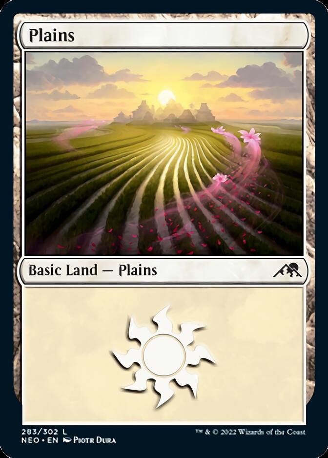 Plains (283) [Kamigawa: Neon Dynasty] | Silver Goblin