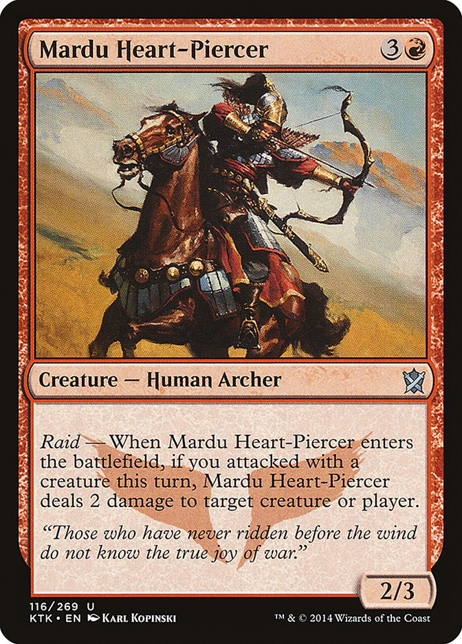 Mardu Heart-Piercer [Khans of Tarkir] | Silver Goblin