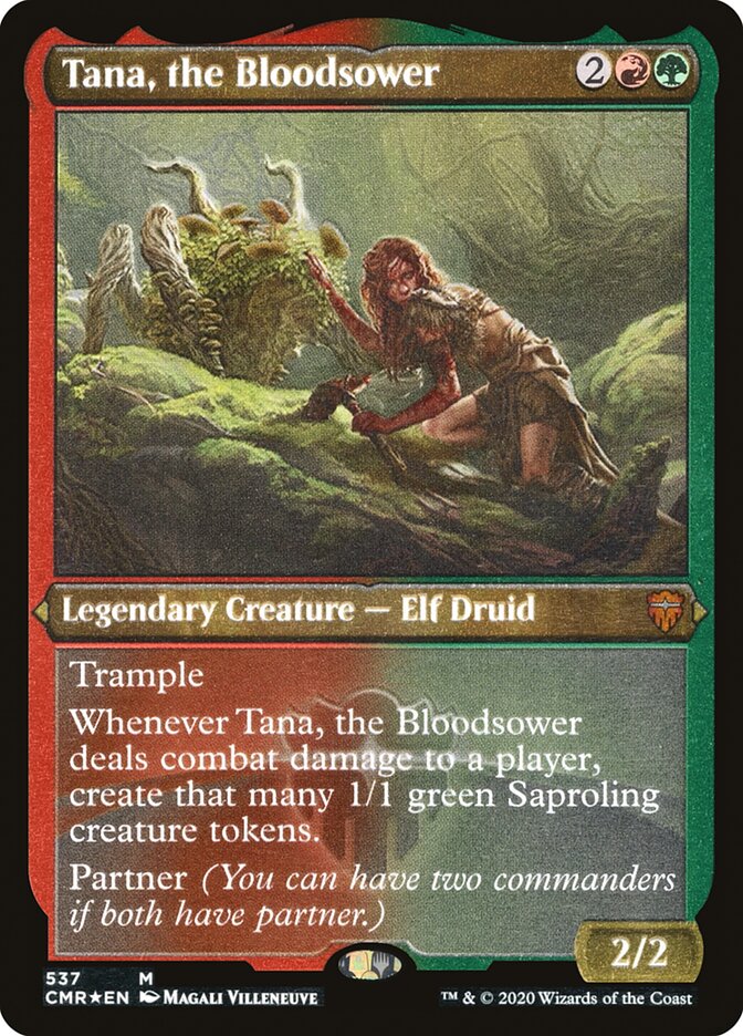 Tana, the Bloodsower (Etched) [Commander Legends] | Silver Goblin