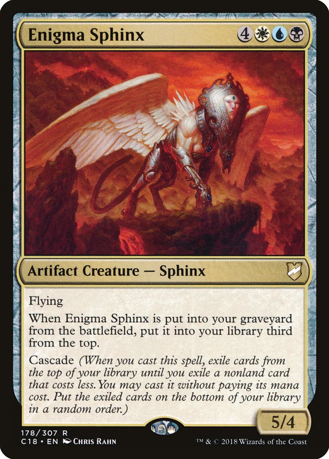 Enigma Sphinx [Commander 2018] | Silver Goblin