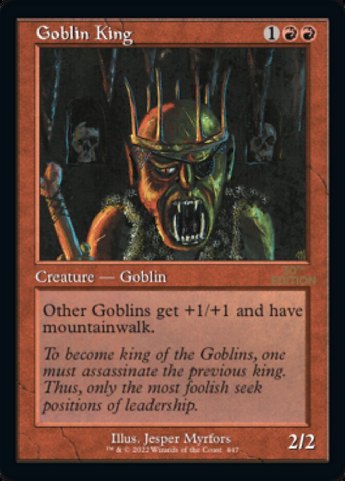 Goblin King (Retro) [30th Anniversary Edition] | Silver Goblin