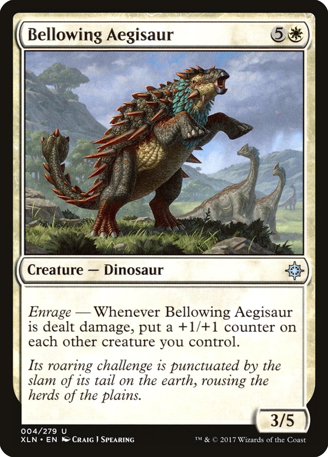 Bellowing Aegisaur [Ixalan] | Silver Goblin