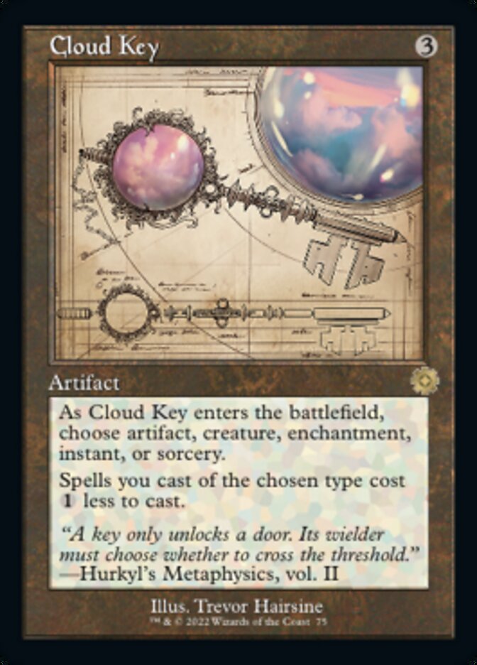 Cloud Key (Retro Schematic) [The Brothers' War Retro Artifacts] | Silver Goblin