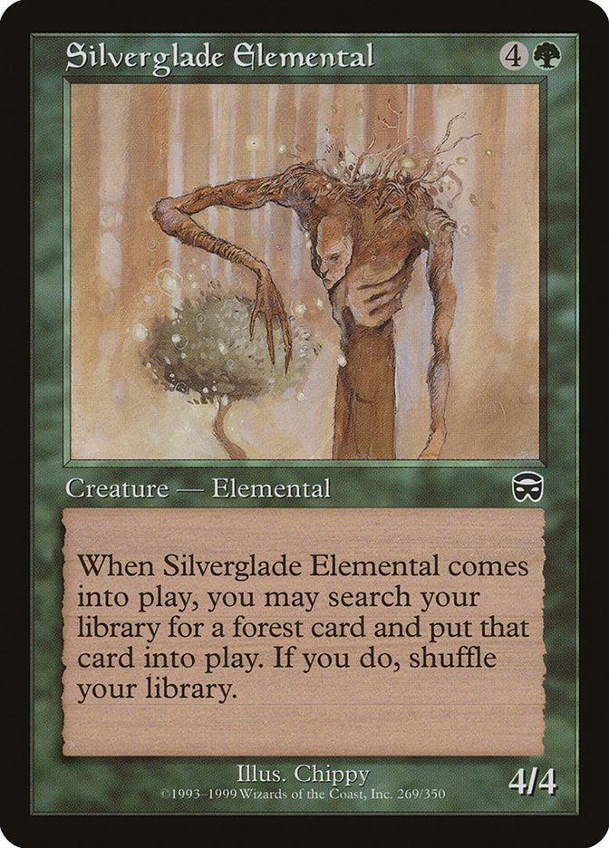 Silverglade Elemental [Mercadian Masques] | Silver Goblin