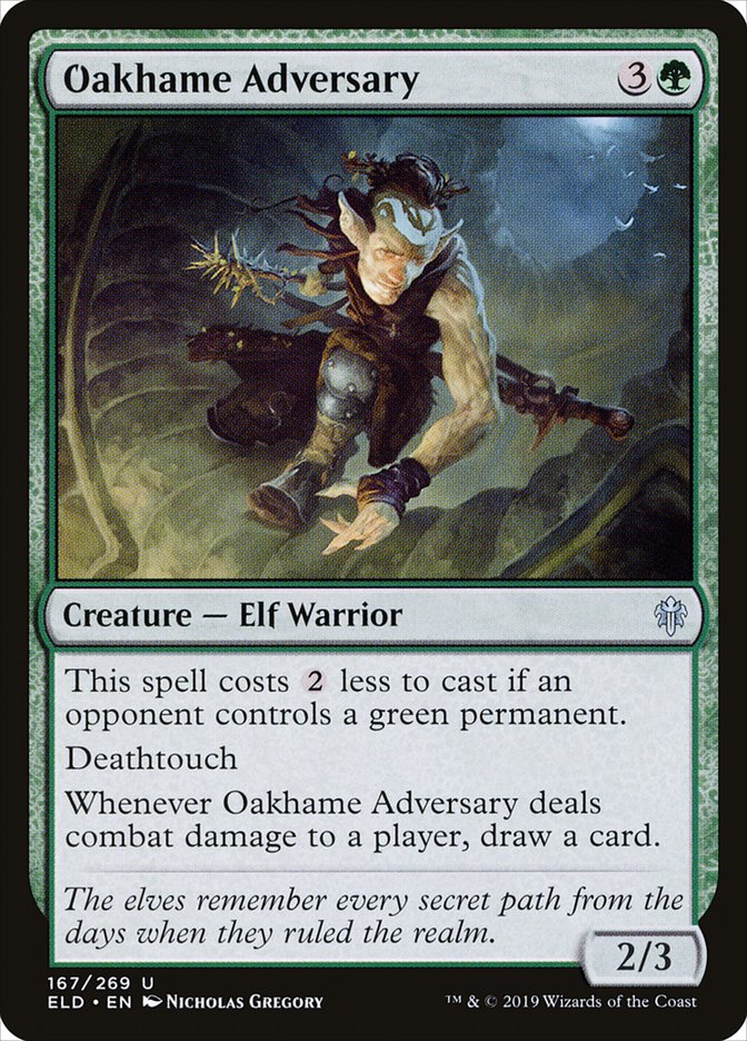 Oakhame Adversary [Throne of Eldraine] | Silver Goblin
