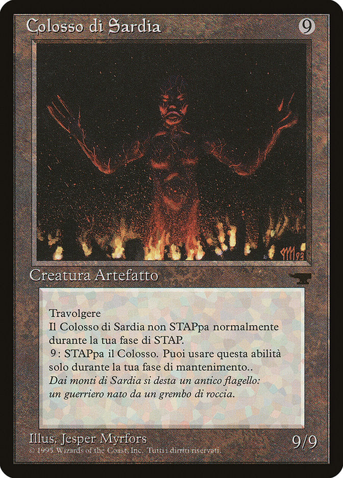 Colossus of Sardia (Italian) - "Colosso di Sardia" [Rinascimento] | Silver Goblin