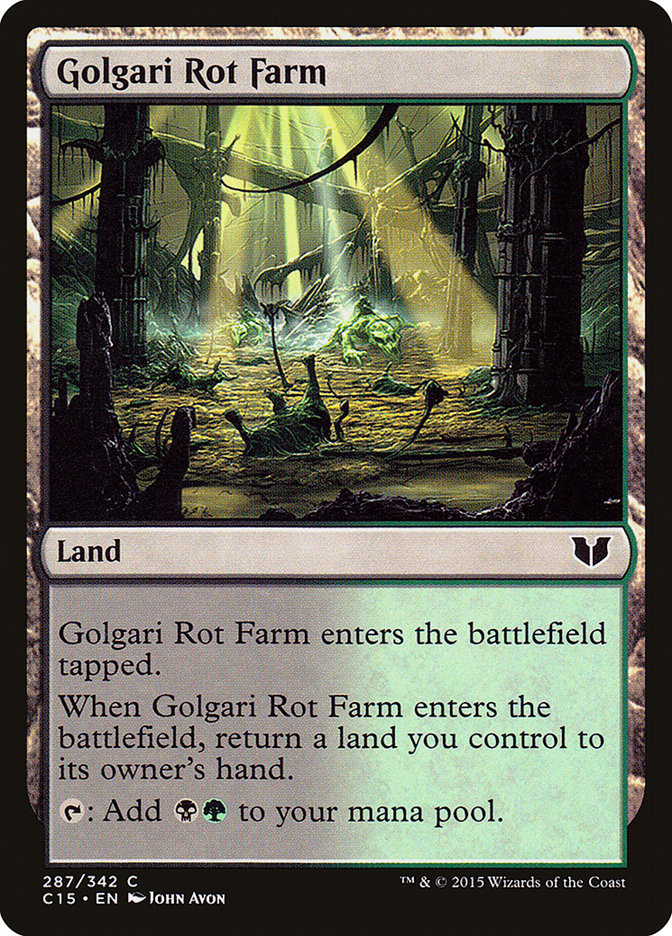 Golgari Rot Farm [Commander 2015] | Silver Goblin