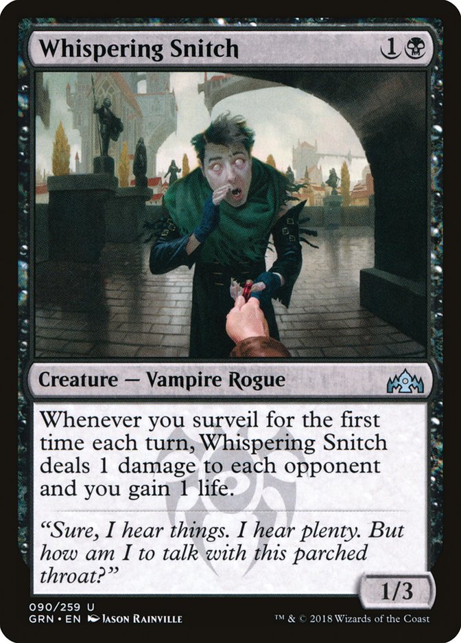 Whispering Snitch [Guilds of Ravnica] | Silver Goblin
