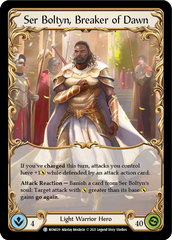 Ser Boltyn, Breaker of Dawn // Boltyn [MON029 // MON030] (Monarch)  1st Edition Normal | Silver Goblin