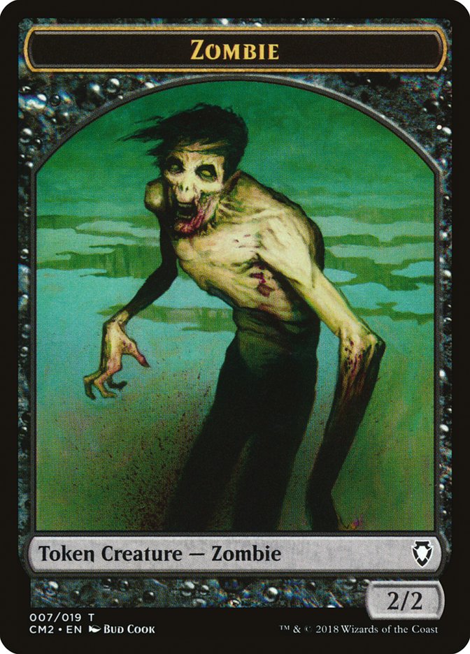 Zombie Token [Commander Anthology Volume II Tokens] | Silver Goblin