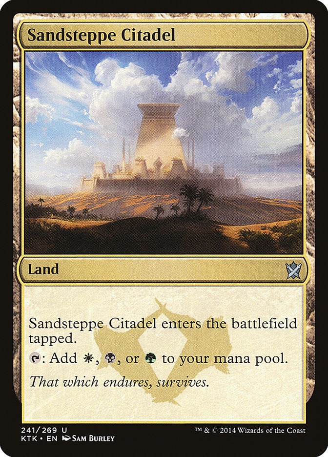 Sandsteppe Citadel [Khans of Tarkir] | Silver Goblin