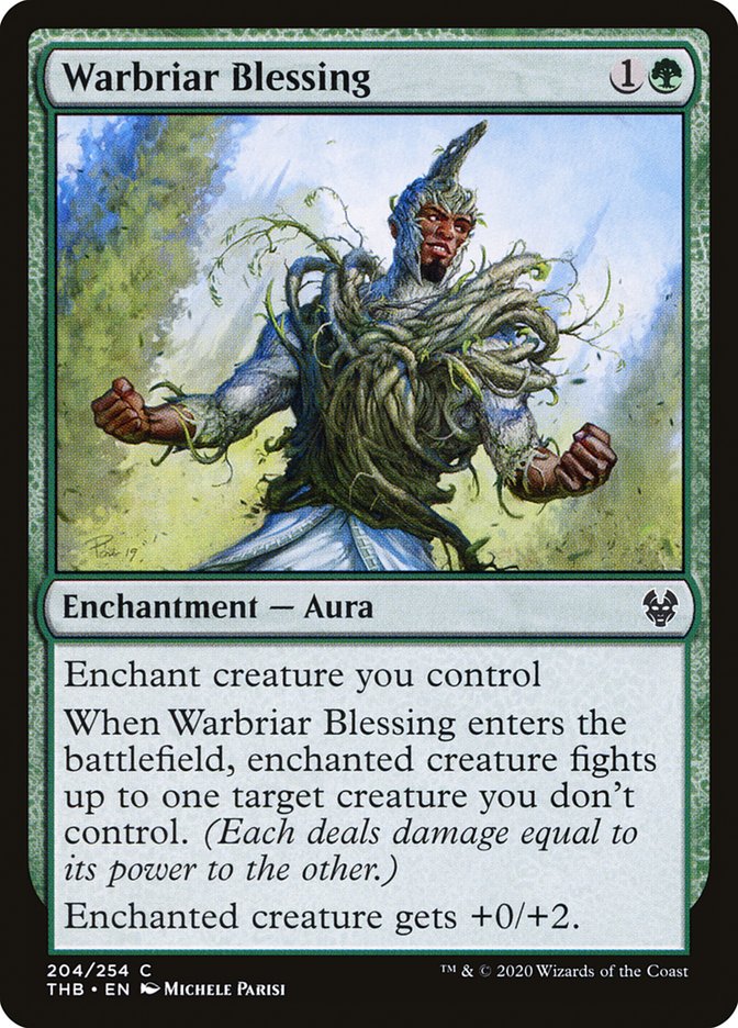 Warbriar Blessing [Theros Beyond Death] | Silver Goblin