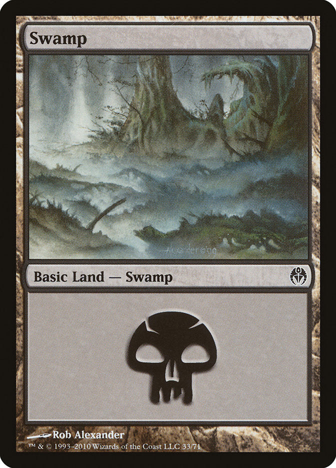 Swamp (33) [Duel Decks: Phyrexia vs. the Coalition] | Silver Goblin
