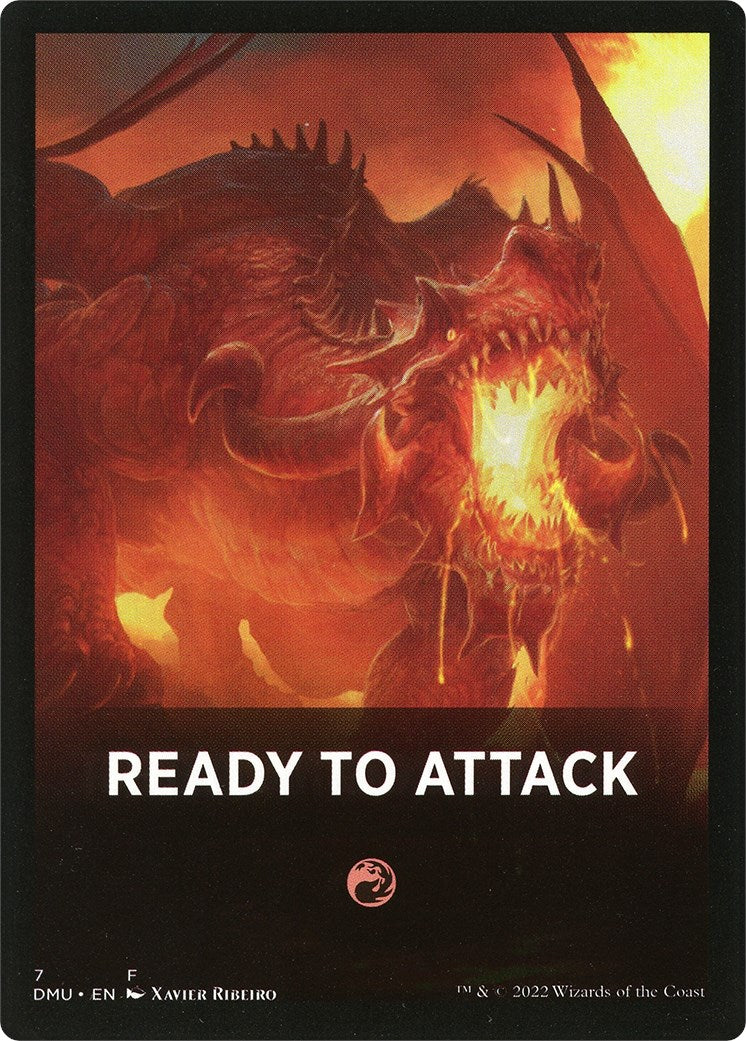Ready to Attack Theme Card [Dominaria United Tokens] | Silver Goblin