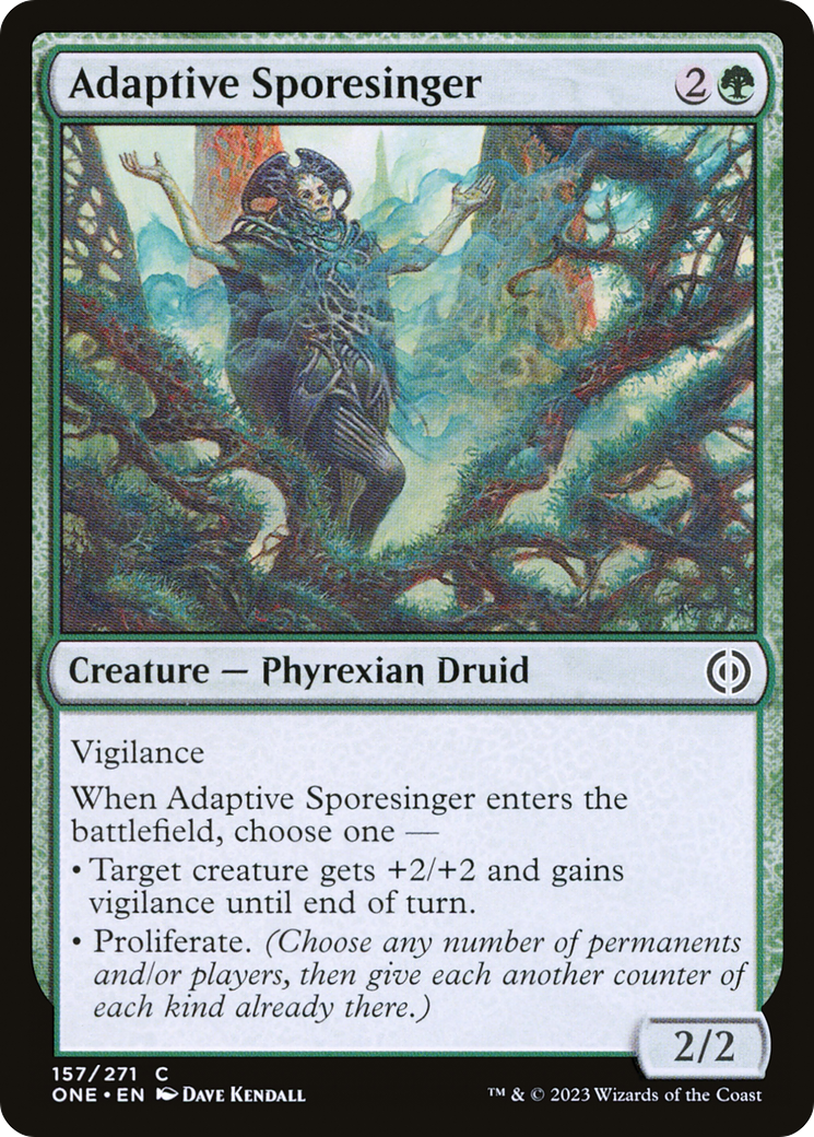 Adaptive Sporesinger [Phyrexia: All Will Be One] | Silver Goblin
