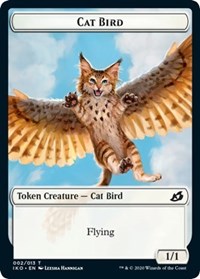 Cat Bird // Human Soldier (005) Double-Sided Token [Ikoria: Lair of Behemoths Tokens] | Silver Goblin