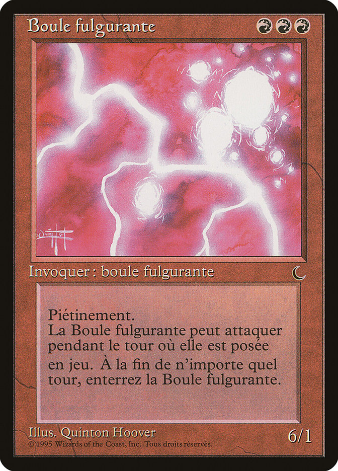 Ball Lightning (French) - "Boule fulgurante" [Renaissance] | Silver Goblin
