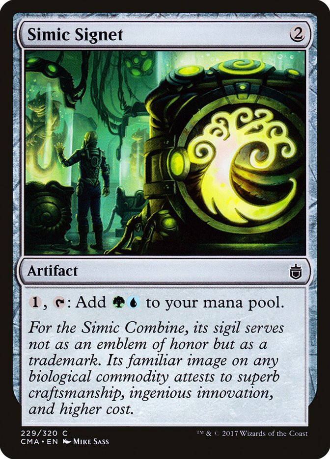 Simic Signet [Commander Anthology] | Silver Goblin