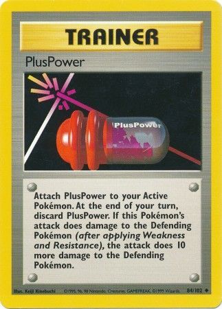 PlusPower (84/102) [Base Set Unlimited] | Silver Goblin
