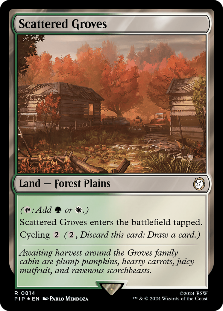 Scattered Groves (Surge Foil) [Fallout] | Silver Goblin
