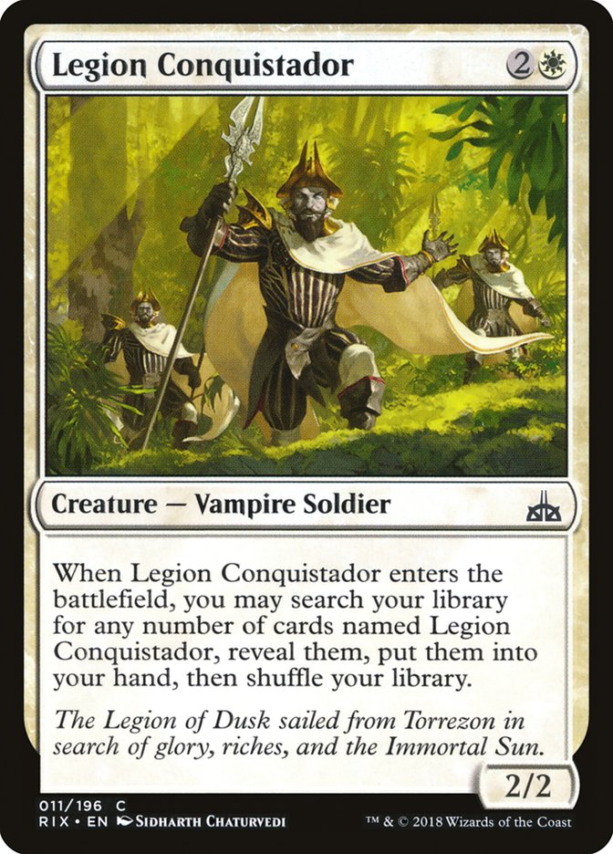 Legion Conquistador [Rivals of Ixalan] | Silver Goblin
