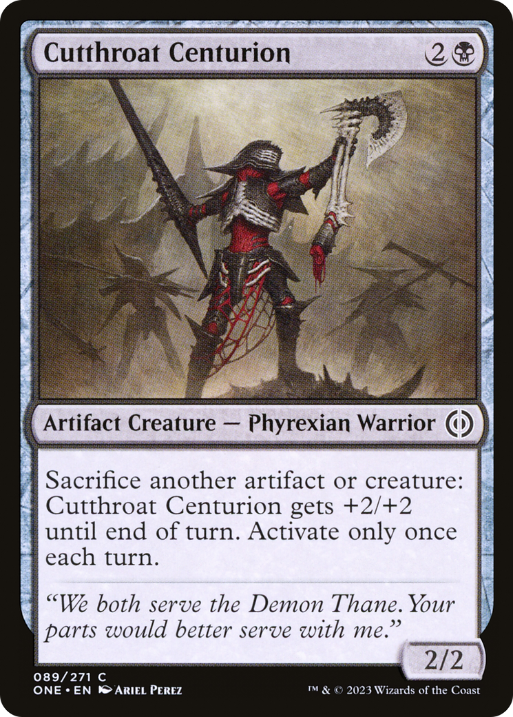 Cutthroat Centurion [Phyrexia: All Will Be One] | Silver Goblin