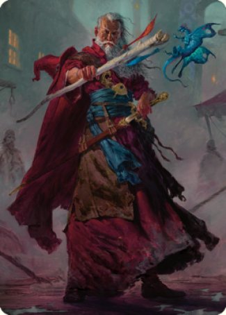 Elminster Art Card (64) [Commander Legends: Battle for Baldur's Gate Art Series] | Silver Goblin