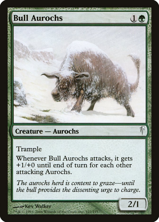 Bull Aurochs [Coldsnap] | Silver Goblin