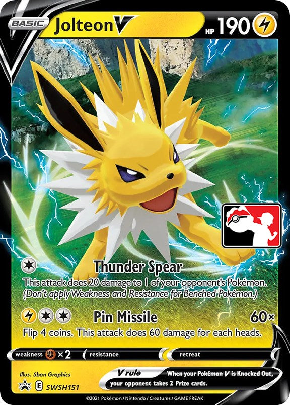 Jolteon V (SWSH151) [Prize Pack Series One] | Silver Goblin