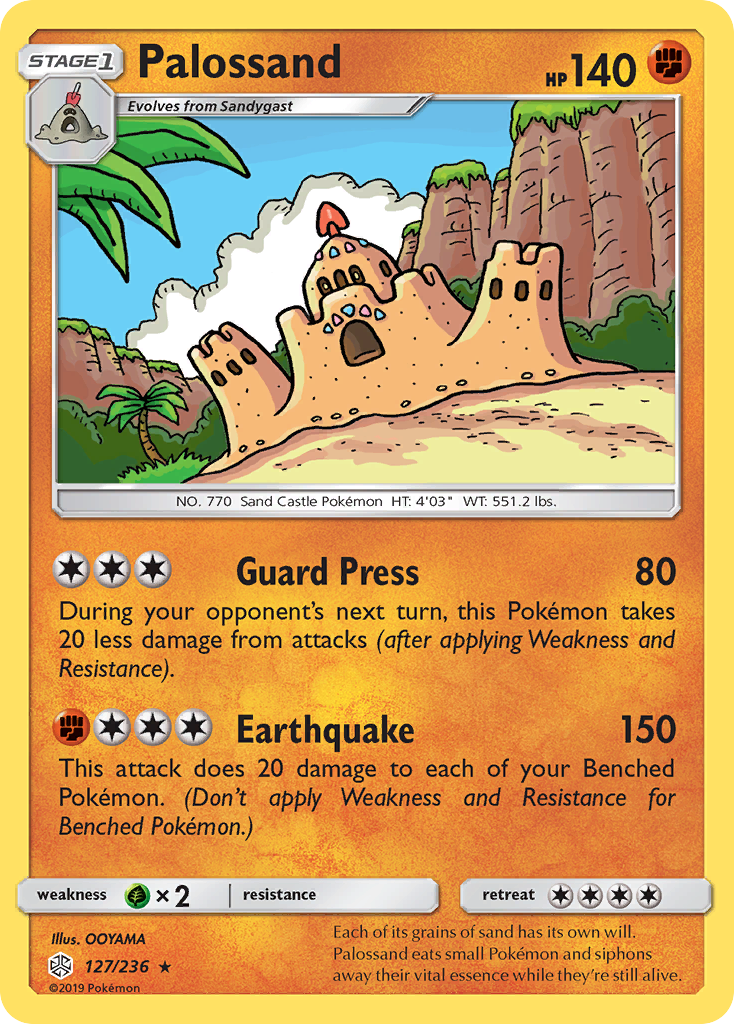 Palossand (127/236) [Sun & Moon: Cosmic Eclipse] | Silver Goblin