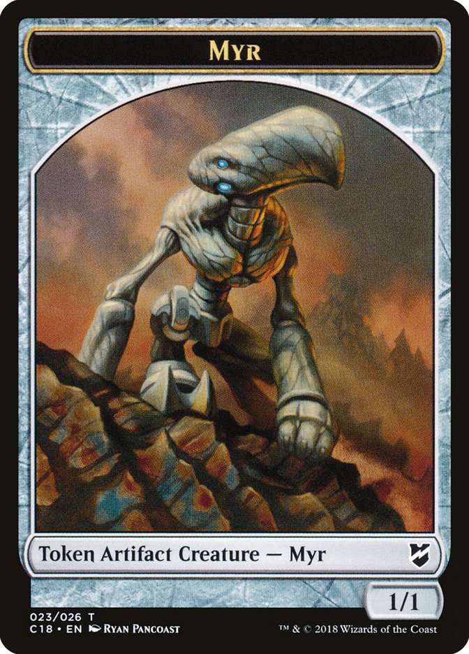 Myr Token (023/026) [Commander 2018 Tokens] | Silver Goblin