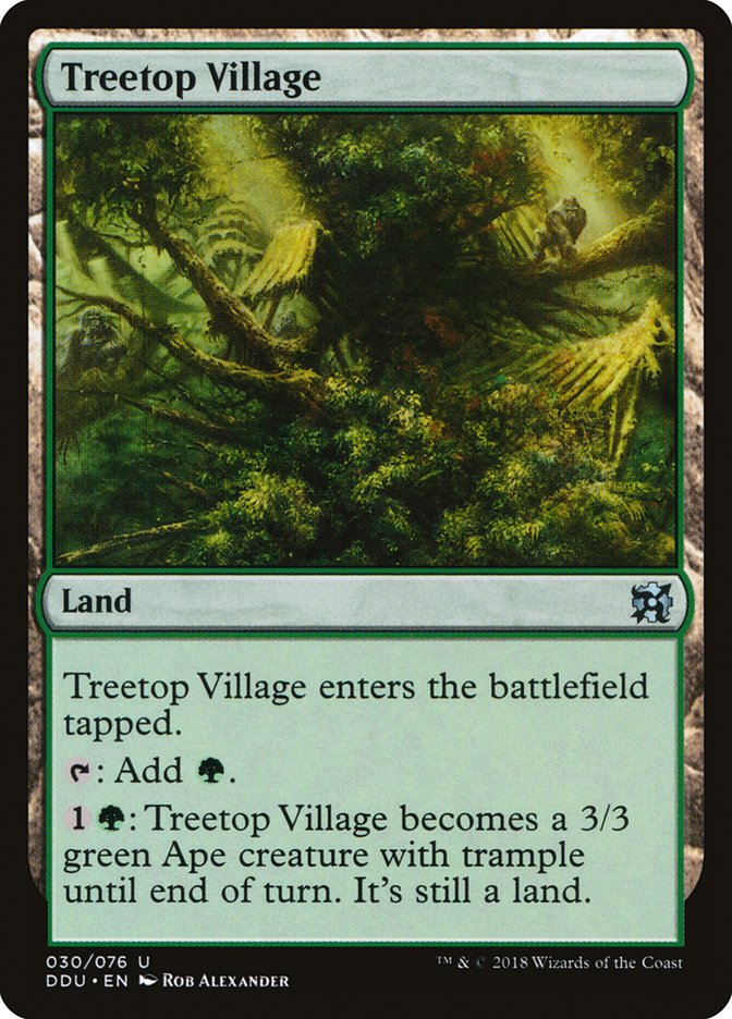 Treetop Village [Duel Decks: Elves vs. Inventors] | Silver Goblin
