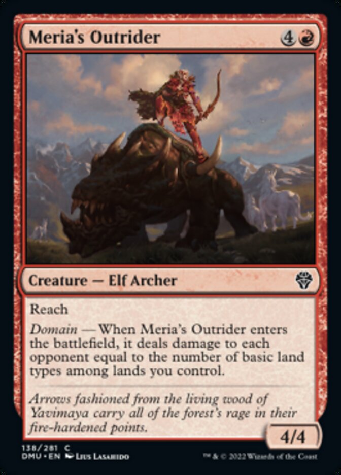 Meria's Outrider [Dominaria United] | Silver Goblin