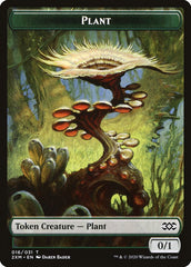 Eldrazi Spawn // Plant Double-Sided Token [Double Masters Tokens] | Silver Goblin