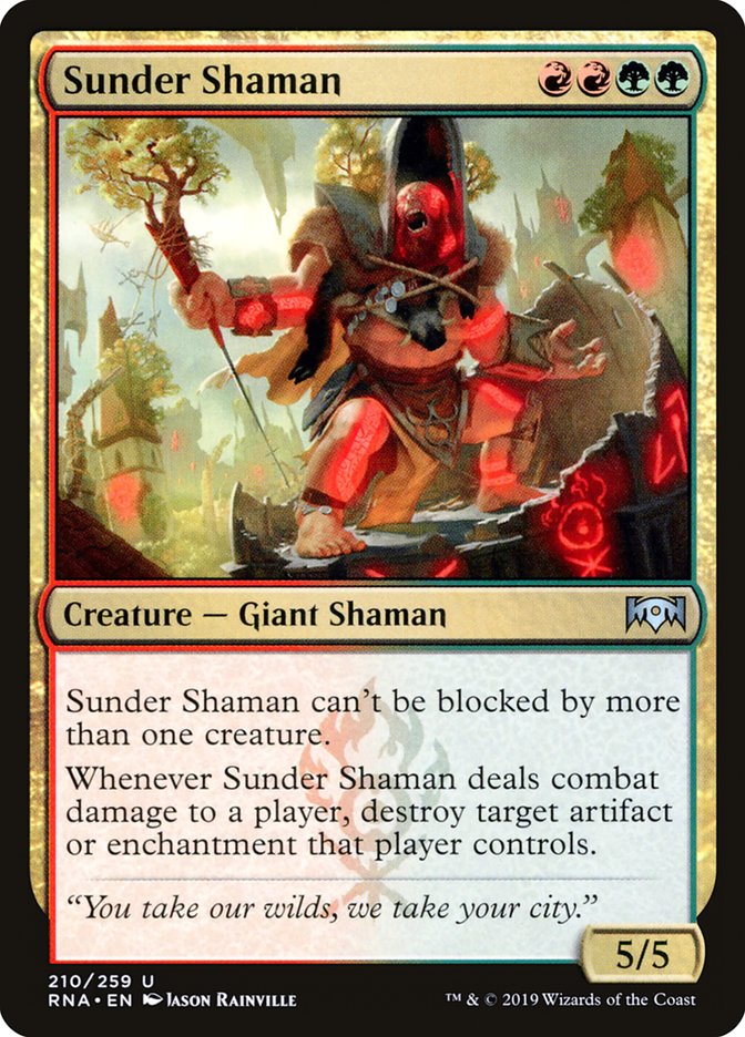 Sunder Shaman [Ravnica Allegiance] | Silver Goblin