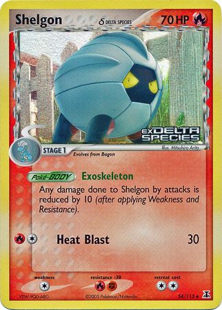 Shelgon (54/113) (Delta Species) (Stamped) [EX: Delta Species] | Silver Goblin