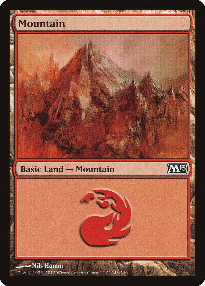 Mountain (243) [Magic 2013] | Silver Goblin