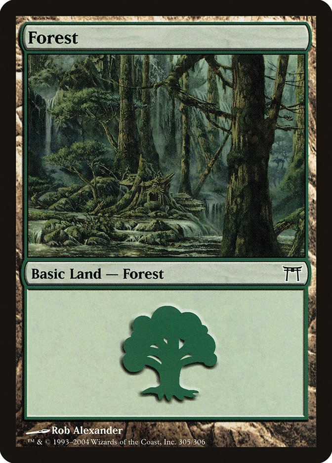 Forest (305) [Champions of Kamigawa] | Silver Goblin